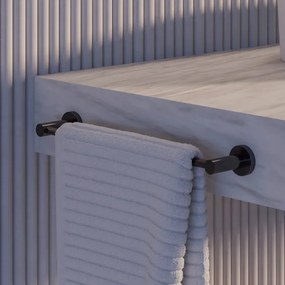 OMNIRES MP60214AT - Fali törölközőtartó MODERN PROJECT 40 cm matt fekete