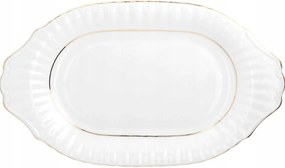 Ovális tál 39 cm Iwona Arany vonalas