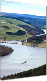 Vászonkép 80x120 Tájkép folyóval