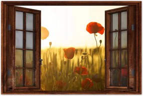 Poszterek 60x40 Pipacsok napfelkeltekor