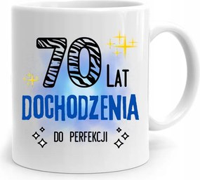 Bögre Tökéletes Ajándék Születésnapra 70 70-es 70-es évek fotónyomtatással