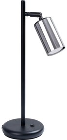 Sollux SL.1373 - Asztali lámpa WINX 1xGU10/10W/230V fekete/króm