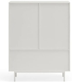 Sierra fehér magas komód 97x130 cm - Teulat