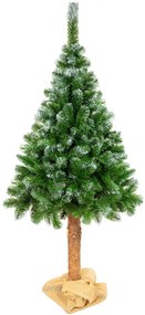 Mű karácsonyfa törzsel Diamant, havas hatású PRÉMIUM 180cm