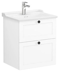 Fürdőszoba szekrény mosdóval VitrA Root 60x67x46 cm fehér matt ROOTC60WINTC