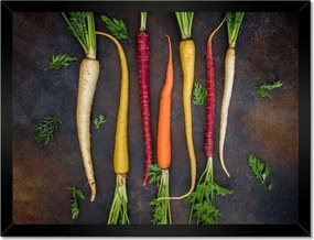Poszterek keretben 40x30 Színes sárgarépa