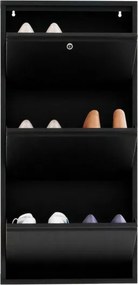 Locking 3 Piece Metal - Black