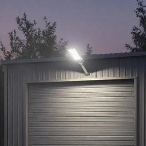 LED dimmelhető napelemes utcai lámpa érzékelővel VENICE 100W/6000 mAh IP65 fekete + távirányító