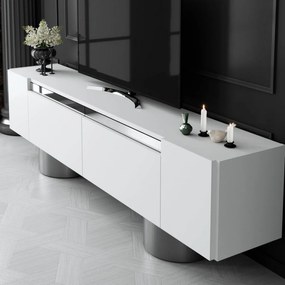 Bohem White and Silver TV-asztal