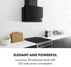 Klarstein Amelia, páraelszívó, 123 W, 60 x 47 x 23,5 cm, LED, érintő forgóvezérlő, fekete