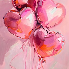 Poszter 50x50cm Szerelem a levegőben