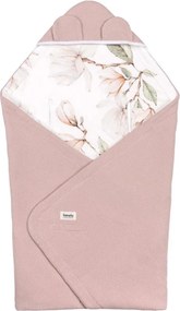 Lionelo - TRAVEL SWADDLE autósülésbe való pólya, 90x90 cm, magnólia bézs