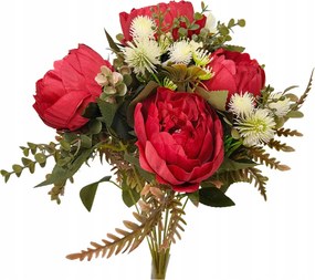 Bazsarózsa csokor bordó