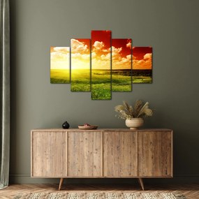 Rét képe ragyogó napfénnyel (150x105 cm)