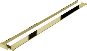 Mexen polc zuhanyfalhoz törölközőtartóval, arany - 800-02-50