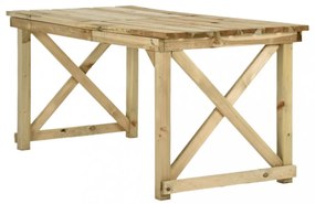 fa kerti asztal 160 x 79 x 75 cm