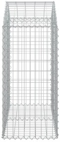íves horganyzott vas gabion kosár 100x50x100/120 cm