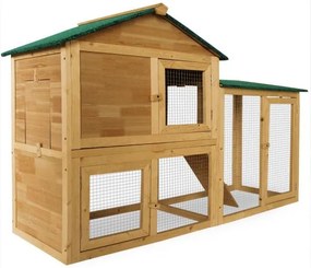 Cadoca® Nyúlketrec 204x45x84 cm