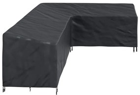 Kültéri bútor takaró Fekete 286 x 222 x 80 cm 600D szövet