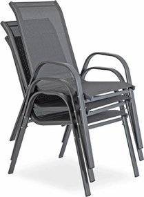 NEBRASKA kerti bútor szett fekete