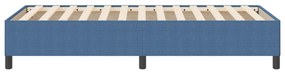Ágykeret Kék 90x200 cm Corduroy Szövet
