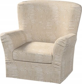 Tomelilla magas fotelhuzat Ikea könyvjelzőkkel bézs-ecru