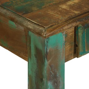 Asztal 112x55x76 cm Szilárd Fa Újrahasznosított