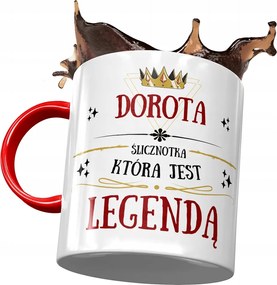 Piros Bögre Dorottya Feleség Barátnő Ajándék Nyomtatott Fotóval