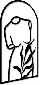 Geometrikus Belső Dekoráció Falpanel 3D Női Akt Nappali Nagy