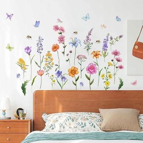 Virágos pillangós falmatricák HaoFuJi