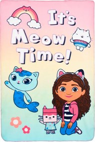 Gabi babaháza Meow Time polár takaró 100x150cm
