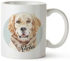 Bohemia Gifts Kerámia bögre - Retriever, 350 ml