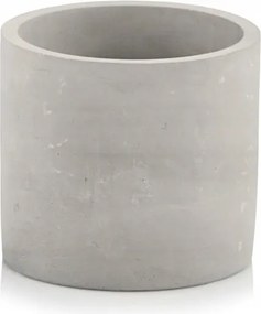 Beton Fedél Virágcserép 14 CM Szürke