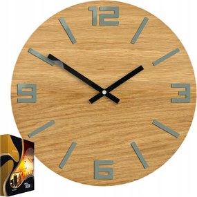 Falióra Akril Tölgy Fa Arabic Wood Grey Kerek