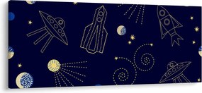 Kép - Univerzum (120x50 cm)