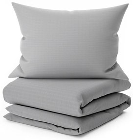 Krepp ágynemű STANDO szürke Ágyneműhuzat mérete: 70 x 90 cm | 140 x 200 cm