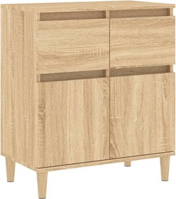 vidaXL sonoma tölgy színű szerelt fa tálalóasztal 60 x 35 x 70 cm