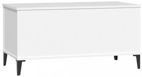 fehér szerelt fa dohányzóasztal 90x44,5x45 cm