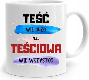 Ajándék Bögre Anyósnak Anyós Mindent Tud fényképes nyomattal