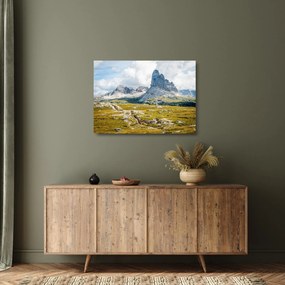 Kép - Olasz Dolomitok (üvegen) (70x50 cm)