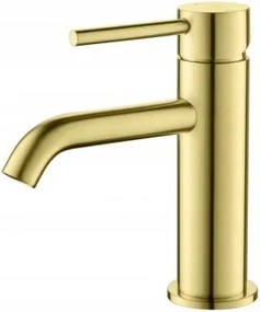 Álló Mosdó Csaptelep Alacsony Pezsgő Arany, Kattanó Dugóval