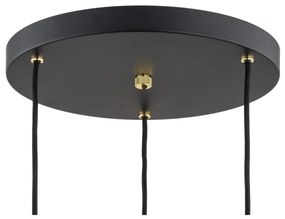 Argon 6105 - Csillár zsinóron OAKLAND 3xG9/6W/230V fekete