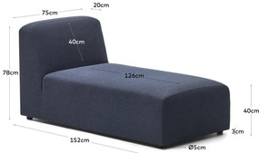 Sötétkék kanapé modul Neom – Kave Home