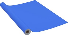 vidaXL magasfényű kék öntapadó PVC bútorfólia 500 x 90 cm