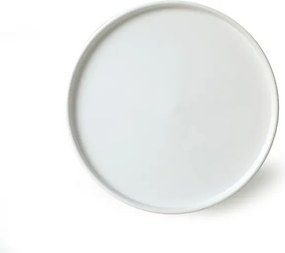 Fehér kerámia tányér készlet 6 db-os ø 27 cm – Hermia