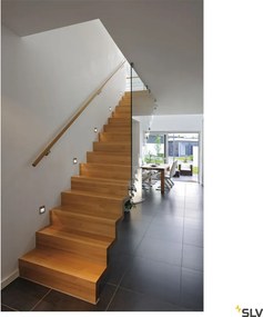 SLV FRAME CURVE 111292 Beépíthető lépcsőházi lámpa 1x1W/LED 3000K 60LM IP20