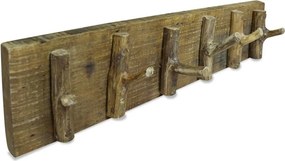 vidaXL vegyes újrahasznosított fa fogas 60 x 15 cm
