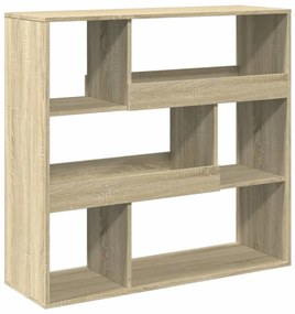 sonoma tölgy színű szerelt fa térelválasztó 100 x 33 x 94,5 cm