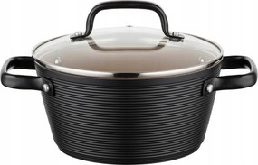 Alumínium fazék Carina Black by Mateusz Gessler 20 cm 2,2l Gáz/indukció