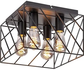 Rabalux 71027 - BOROO mennyezeti lámpa 4xE27/25W/230V